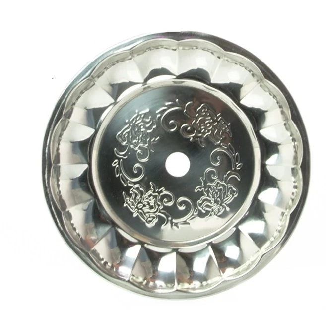 Tava Narghilea Cenusa Carbuni Dud Silver-black