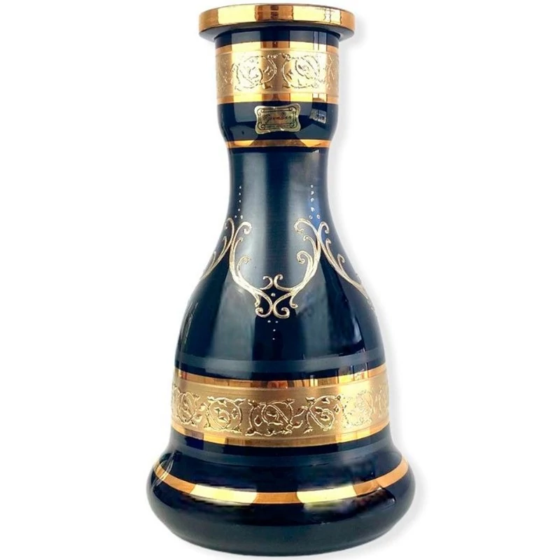 Vas Narghilea Bohemian Egermann 1001 Black Night